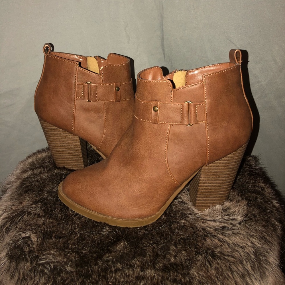 Charlotte Russe heeled booties